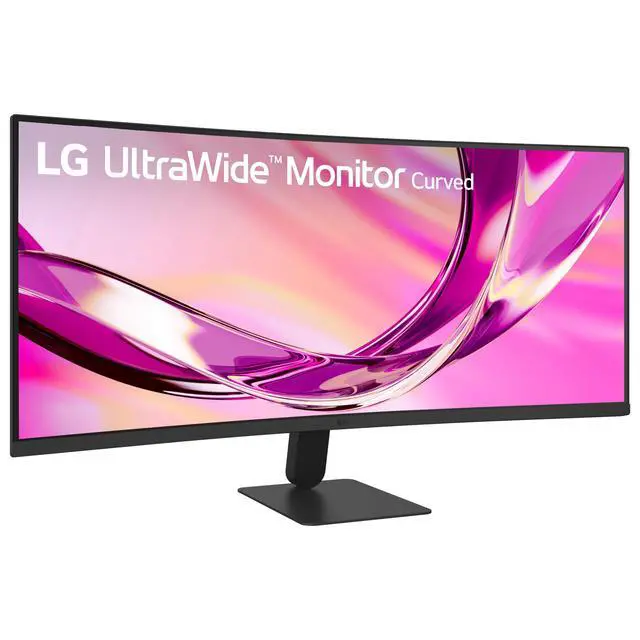 Alt view image 6 of 7 - 34U60ZB-B 34-inch UltraWide WQHD (3440 x 1440) Curved Computer Monitor, 120Hz, HDR10, 1800R, Switch, Reader Mode, Flicker Safe, Widescreen, HDMI, DP, Black