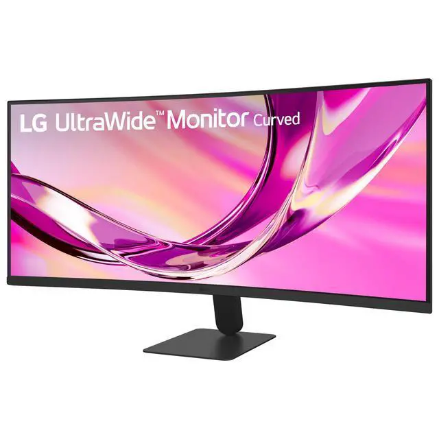 Alt view image 7 of 7 - 34U60ZB-B 34-inch UltraWide WQHD (3440 x 1440) Curved Computer Monitor, 120Hz, HDR10, 1800R, Switch, Reader Mode, Flicker Safe, Widescreen, HDMI, DP, Black
