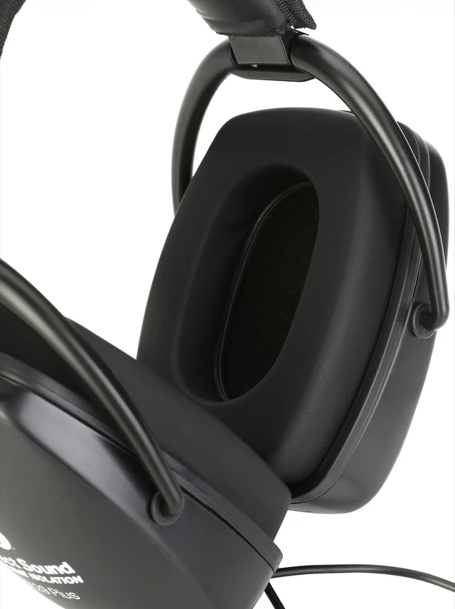 Alt view image 3 of 4 - EX29 Plus Extreme Isolation High Precision Audio Stereo Headphones Midnight Black