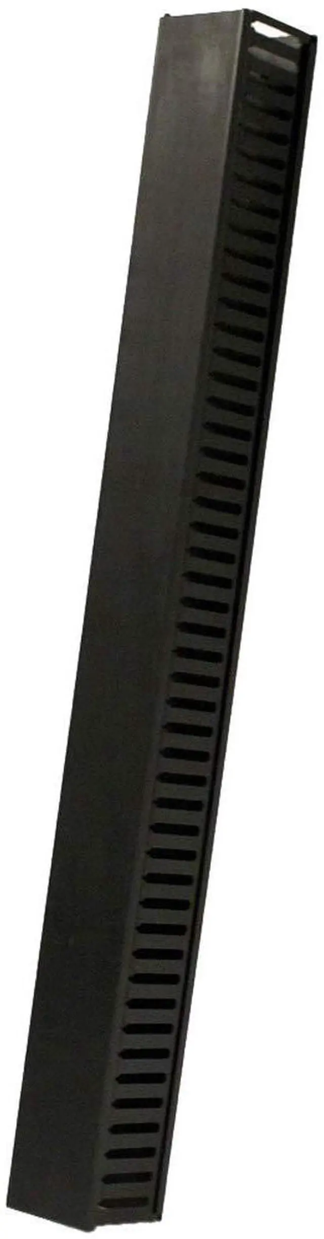 Main image of 1 Channel Steel Vertical Duct Cable Manager with Plastic Tray Mount Buttons 68 Inches