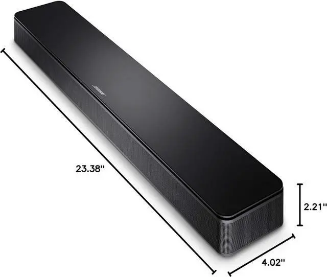 Alt view image 2 of 4 - TV Speaker Bundle with Aux Cable, Wall Mount - Soundbar for TV with Bluetooth and HDMI-ARC Connectivity, All-in-One Compact Soundbar, Includes Remote Control, (Black)