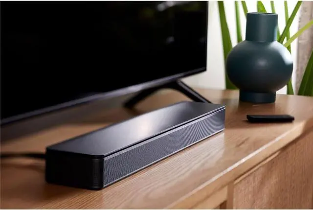 Alt view image 4 of 4 - TV Speaker Bundle with Aux Cable, Wall Mount - Soundbar for TV with Bluetooth and HDMI-ARC Connectivity, All-in-One Compact Soundbar, Includes Remote Control, (Black)