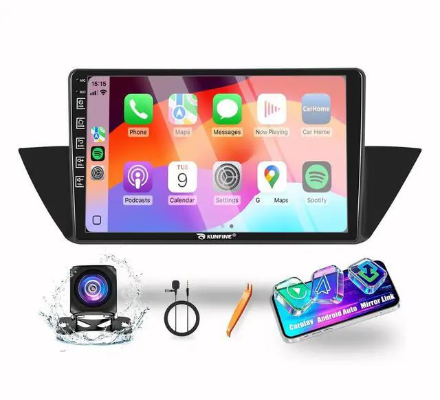 Main image of for BMW X1 E84 2009-2016 Car CarPlay Android Auto Navigation Stereo GPS Radio Reverse Camera Display 10" IPS Touchscreen Headunit Tablet Pad Media Player, if Applicable Quad Core 2G+64G