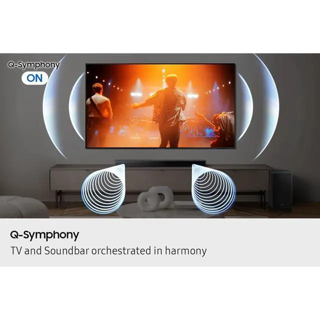 Alt view image 3 of 7 - B-Series Soundbar for HomeHW-B650F 3.1ch Soundbar w/Dolby 5.1 DTS Virtual:X, Bass Boosted, Built-in Center Speaker, Bluetooth Connection, Voice Enhance & Night Mode, Subwoofer Included(Black)