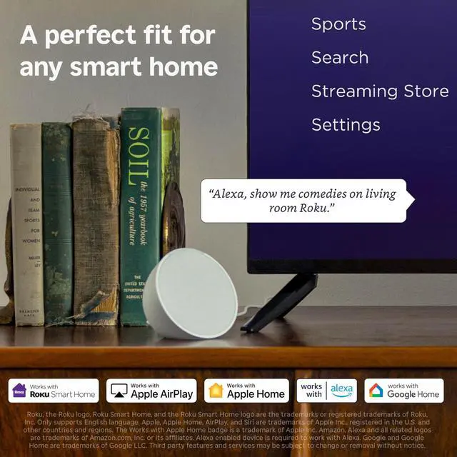 Alt view image 7 of 7 - Smart TV 32-Inch Select Series, 1080p Full HD TV TV with Voice Remote Flat Screen LED Television with Wi-Fi for Streaming Live Local News, Sports, Family Entertainment