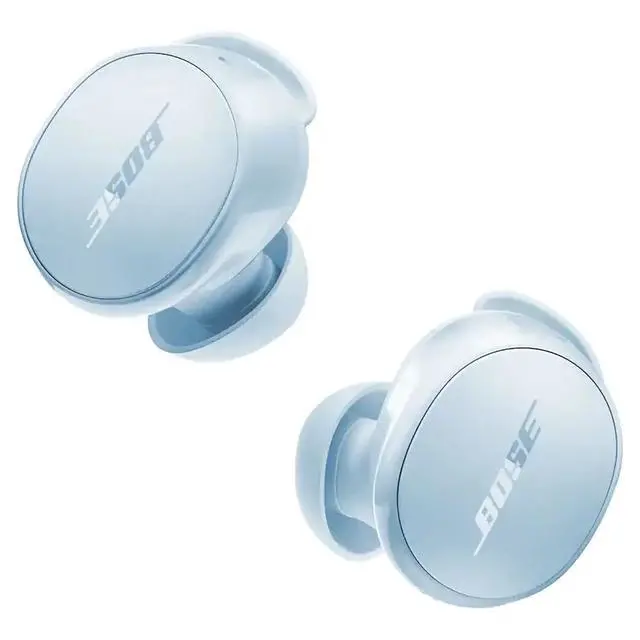Alt view image 2 of 7 - QuietComfort Wireless Noise Cancelling Earbuds, Lifestyle Bluetooth Earbuds with Active Noise Cancellation, Up to 8.5 Hours of Battery Life with Green Extreme Portable Charger (Ice Blue)