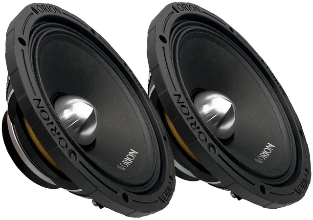 Main image of HCCA HCCA82N 8" Neodymium Midrange Speakers, 2000W Pair | 500W RMS, 2-Ohm Impedance, 2.5" Voice Coil, Neodymium Motor