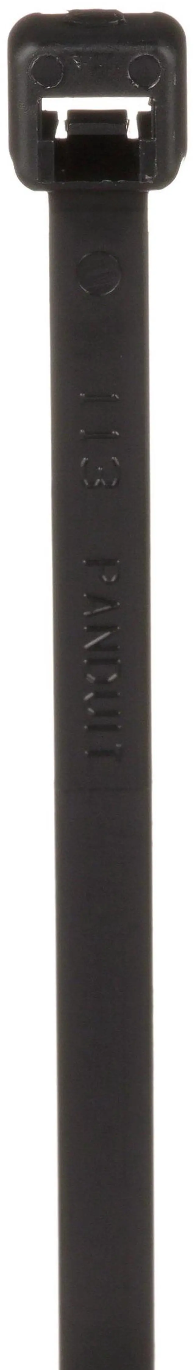 Main image of PLT3I-M0 Cable Tie, Intermediate, Weather Resistant Nylon 6.6, 11.4-Inch Length, Black (1,000-Pack)