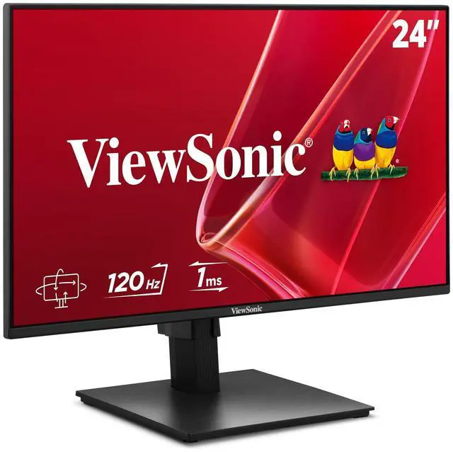 Main image of VA2448-MHJ 24 Inch 1080p Monitor, IPS Display with 120Hz for Smooth Home and Office Viewing, Eye Care Technology, Advanced Ergonomics, HDMI, and VGA Inputs