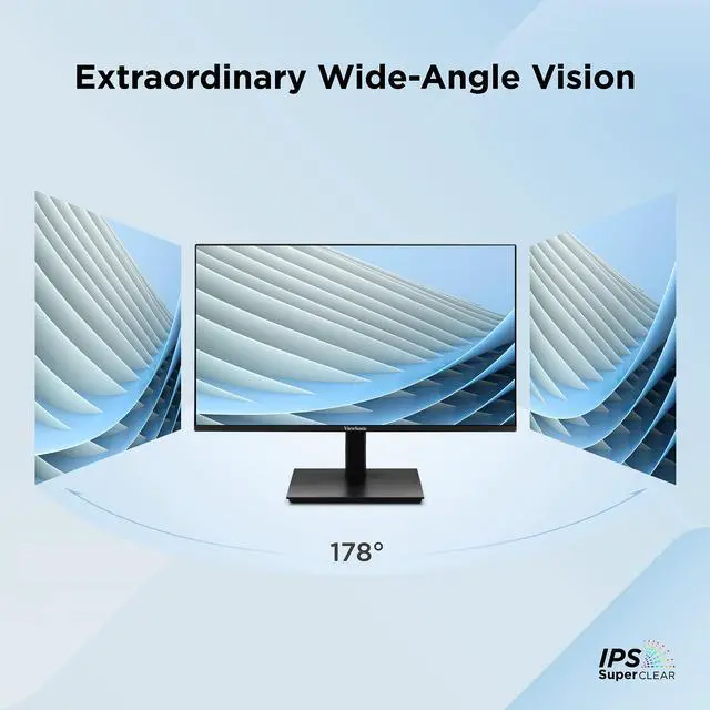Alt view image 3 of 7 - VA2448-MHJ 24 Inch 1080p Monitor, IPS Display with 120Hz for Smooth Home and Office Viewing, Eye Care Technology, Advanced Ergonomics, HDMI, and VGA Inputs