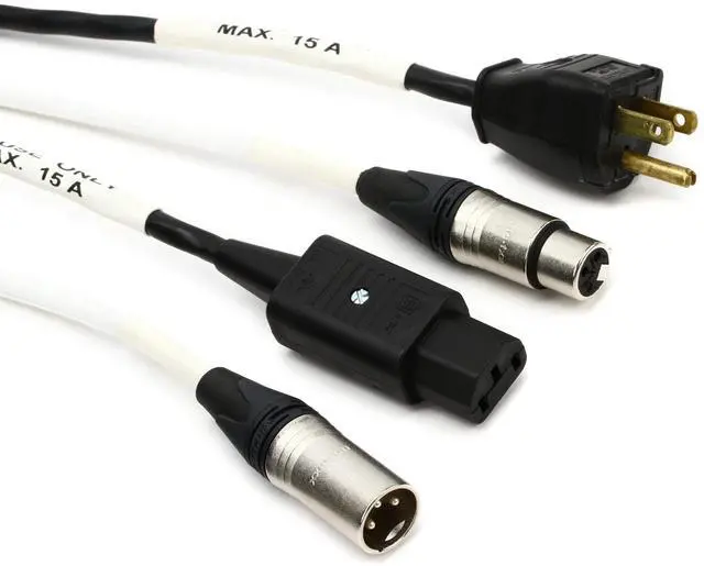 Main image of Siamese Twin EC9 XLR Audio + Edison to IEC Power Cable - 50 FET