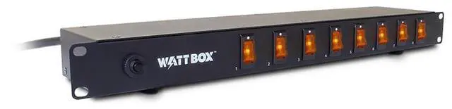 Main image of ® Rack Mount Power Strip with 8 Individual On/Off Switched Outlets WB-100-RSW-8