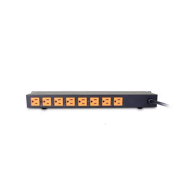 Alt view image 3 of 3 - ® Rack Mount Power Strip with 8 Individual On/Off Switched Outlets WB-100-RSW-8