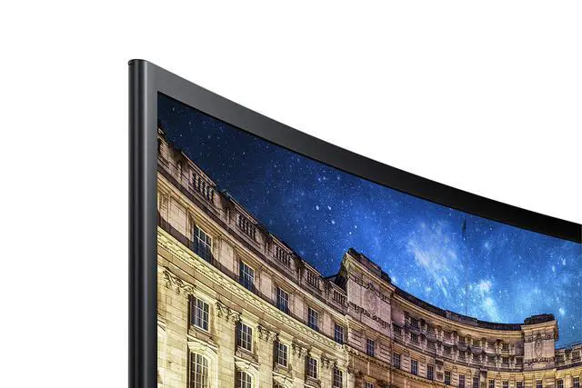 Alt view image 6 of 6 - 27" CF39 Series FHD 1080p Curved Computer Monitor, Ultra Slim Design, AMD FreeSync, 4ms response, HDMI, DisplayPort, VESA Compatible, Wide Viewing Angle, LC27F398FWNXZA, Black