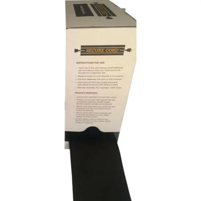 Alt view image 4 of 4 - ASC25B Cable Management System for Carpets - 82 Foot/Black