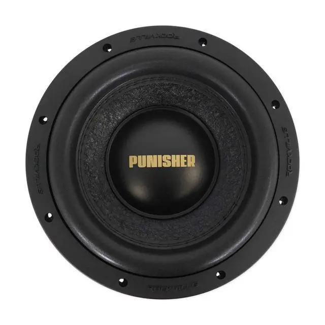 Alt view image 2 of 6 - Punisher 10D2 10" Dual 2-Ohm Competition Car Audio Subwoofer | 5000W Peak / 1250W RMS, 3" 4-Layer OFC Voice Coil, 246 Oz Magnet, Aluminum Basket, Paper Cone, Foam Surround, 27mm Xmax