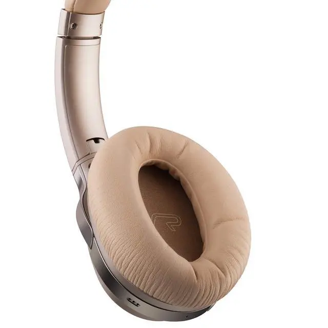 Alt view image 3 of 6 - W860NB Active Noise Cancelling Over-Ear Bluetooth aptX Headphones with Smart Touch - Gold