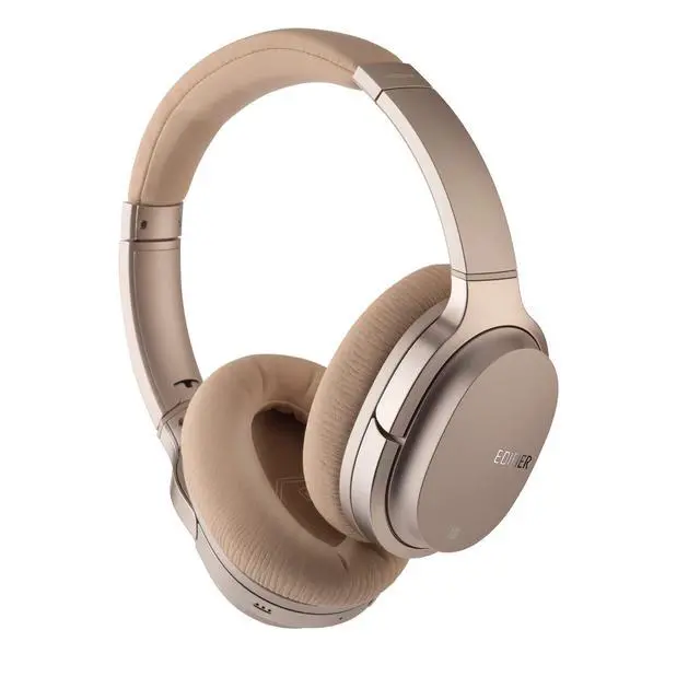 Alt view image 6 of 6 - W860NB Active Noise Cancelling Over-Ear Bluetooth aptX Headphones with Smart Touch - Gold