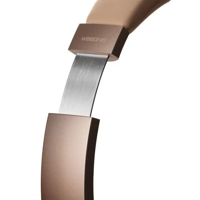Alt view image 4 of 6 - W860NB Active Noise Cancelling Over-Ear Bluetooth aptX Headphones with Smart Touch - Gold