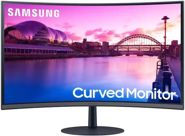 Main image of 27-Inch S39C Series FHD Curved Gaming Monitor, 75Hz, AMD FreeSync | Monitor with Game Mode, Advanced Eye Comfort, Frameless Display, Built in Speakers, Slim Metal Stand, LS27C392EANXGO, Black