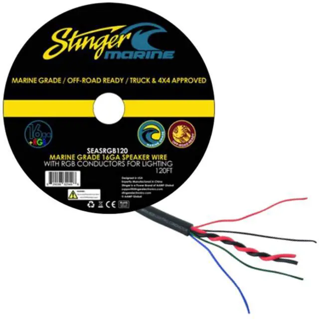 Main image of Electronics SEASRGB120 16g Speaker W/ Integrated Rgb