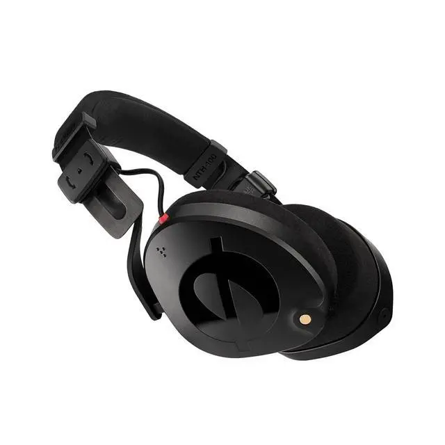Alt view image 7 of 7 - Rode NTH-100 Professional Over-Ear Headphones with Gator G-Headphone-CASE Molded Case for Folding & Non-Folding Headphones, Lightning to 3.5 mm Headphone Jack Adapter and Polishing Cloth