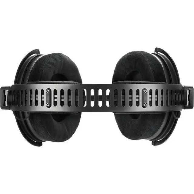 Alt view image 4 of 7 - ATH-R50x Open-Back Reference Headphones with Full-Sized Hard Headphone Case & Cloth (3 Items)