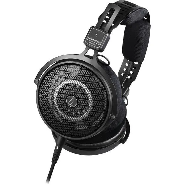 Alt view image 2 of 7 - ATH-R50x Open-Back Reference Headphones with Full-Sized Hard Headphone Case & Cloth (3 Items)