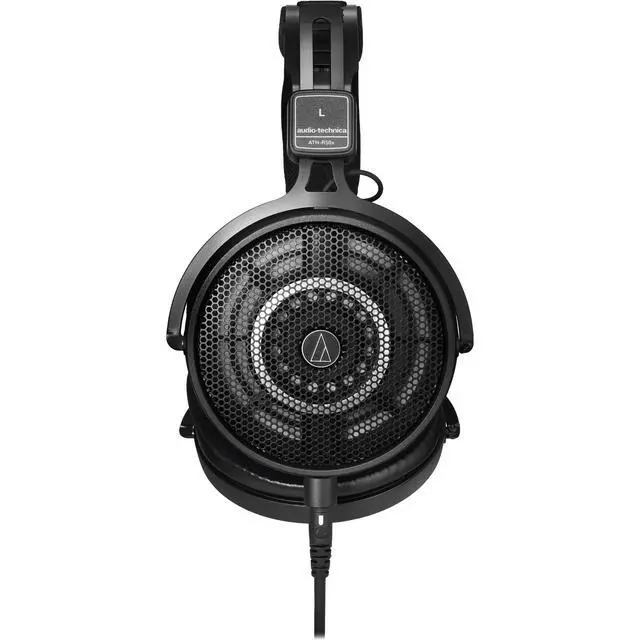Alt view image 6 of 7 - ATH-R50x Open-Back Reference Headphones with Full-Sized Hard Headphone Case & Cloth (3 Items)