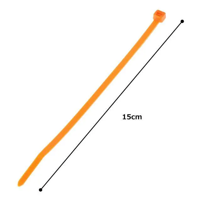 Alt view image 3 of 3 - PLT3S-M3 Cable Tie, Standard, Nylon 6.6, 11.5" Length, Orange (1,000-Pack)