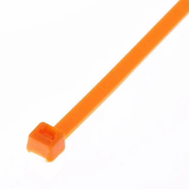 Alt view image 2 of 3 - PLT3S-M3 Cable Tie, Standard, Nylon 6.6, 11.5" Length, Orange (1,000-Pack)