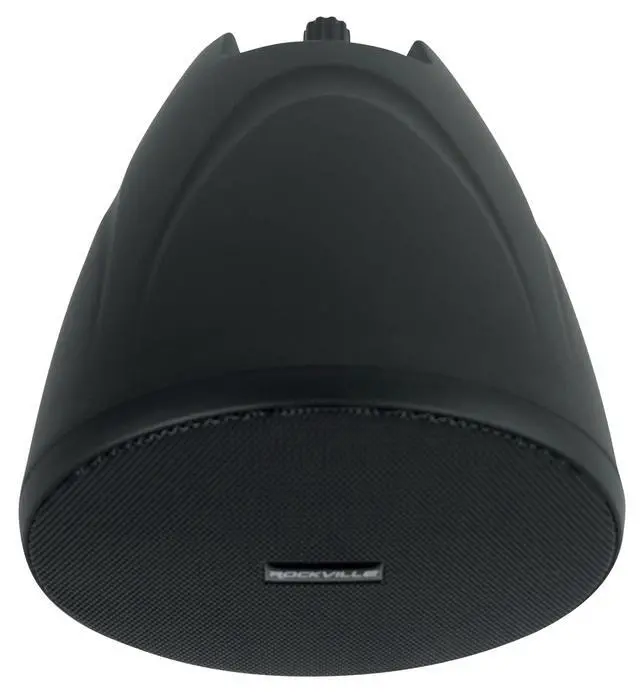 Alt view image 2 of 7 - PEN-40T Black 4" 70V Hanging Pendant Speaker, 4-Pack | 70V/100V Transformer Taps: 40W, 20W, 10W, 5W or 8 Ohm 60W RMS, Euroblock Terminals, Deep Bass, Restaurants