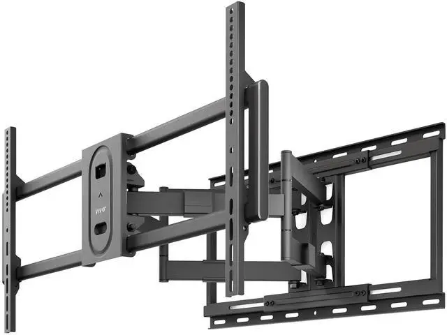 Main image of PRO 43 to 95 inch Large Screen Heavy Duty, Premium TV Wall Mount for LCD LED Flat and Curved Screens, Swivel Mount with Lateral Shift, Max VESA 800x400mm, Holds 176 lbs, Black, PRO-TVWM95A