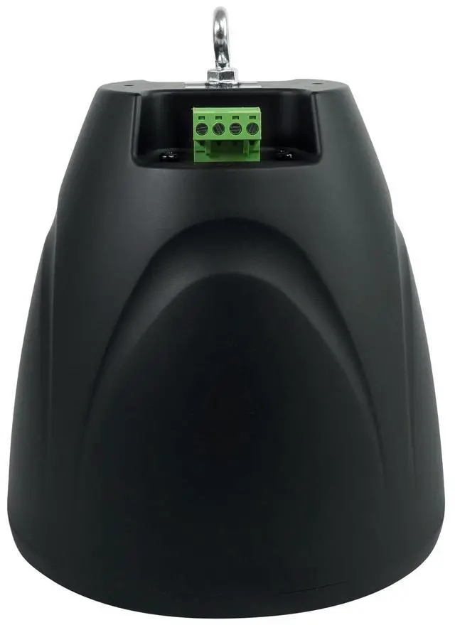 Alt view image 6 of 7 - PEN-40T Black 4" 70V Hanging Pendant Speaker, 4-Pack | 70V/100V Transformer Taps: 40W, 20W, 10W, 5W or 8 Ohm 60W RMS, Euroblock Terminals, Deep Bass, Restaurants