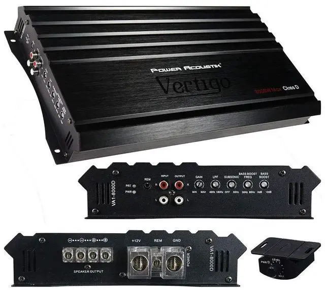 Main image of VA1-8000D Monoblock 8000W Subwoofers Speakers Bass Amplifier New