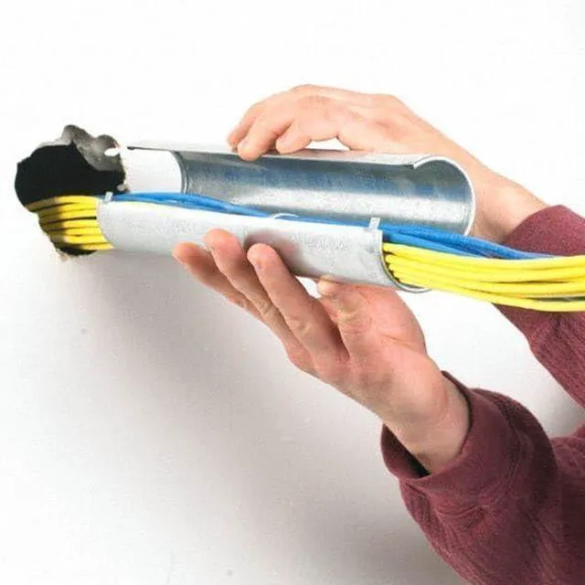 Alt view image 2 of 2 - Specified Technologies FSR100 SpecSeal Ready Firestop Split Sleeve Pathway Kit Red