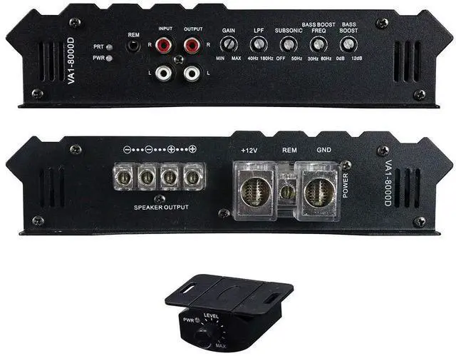 Alt view image 3 of 3 - VA1-8000D Monoblock 8000W Subwoofers Speakers Bass Amplifier New