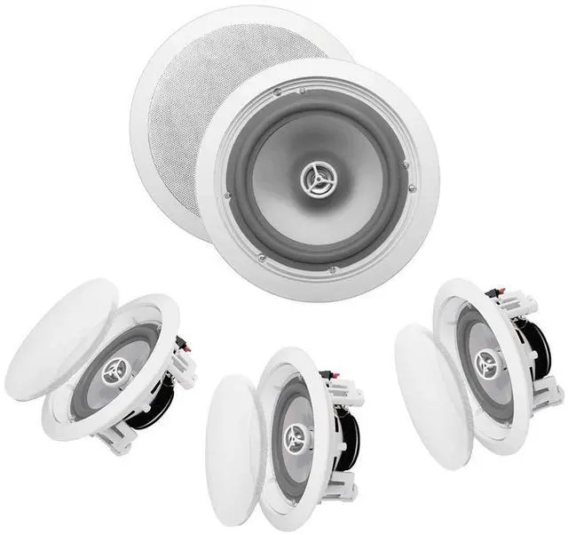 Main image of ICE800WRS 8" in-Ceiling/in-Wall 300W Water-Resistant Outdoor Speaker Set of 4 Speakers