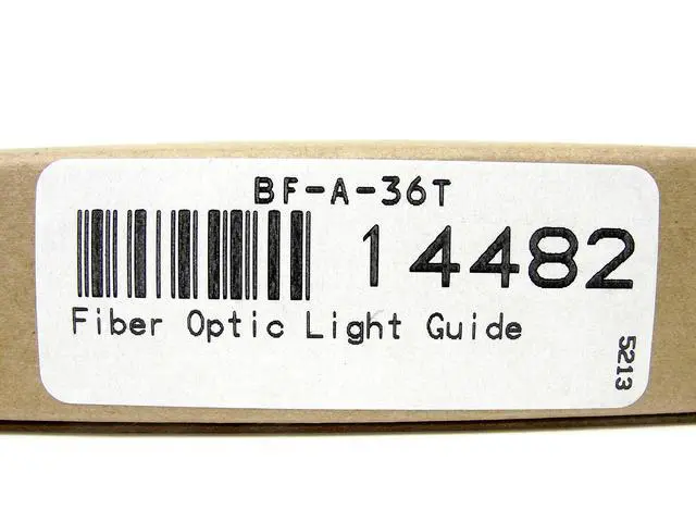 Alt view image 7 of 7 - BF-A-36T 0.125 INCH Diameter, 36 INCH Cable Length, BIFURCATED, Fiber Optic, Glass Fiber, Light Guide, Stainless Steel, Threaded 1.50 Brass Head