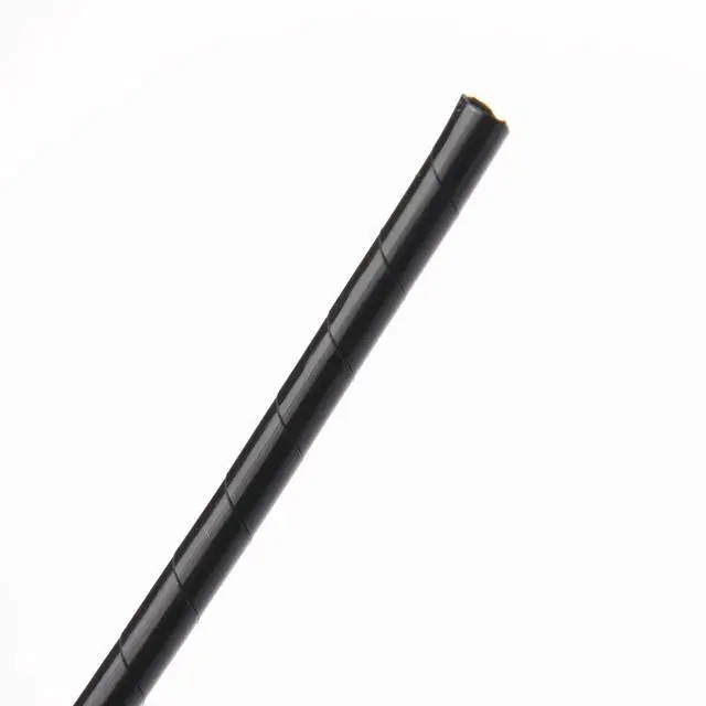 Alt view image 3 of 3 - T38P-C0 Spiral Wrap, Weather Resistant Polypropylene, 0.38" x 100', Black