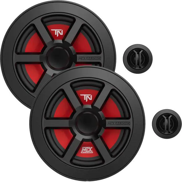 Alt view image 2 of 7 - TERMINATOR6S & TERMINATOR6 6.5 in Component Coaxial Bundle | Bundle includes TERMINATOR6S 6.5 in component speakers and TERMINATOR6 6.5 in coaxial speakers