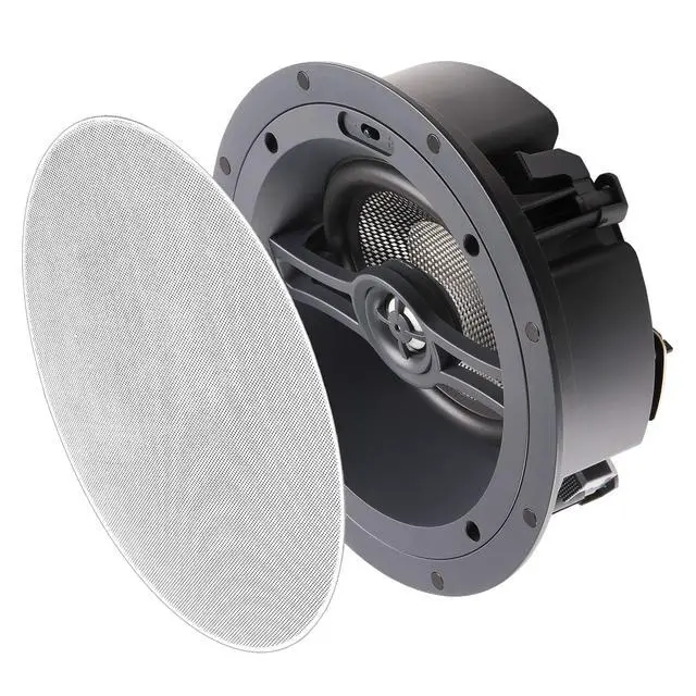 Alt view image 2 of 5 - 6.5" Trimless Ceiling Speaker 90W LCR Home Theater Surround, Contour Switch, ACE670 (Single)
