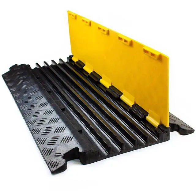Alt view image 4 of 4 - 5 Channels Cable Protector Ramp, 11,000 lbs Capacity