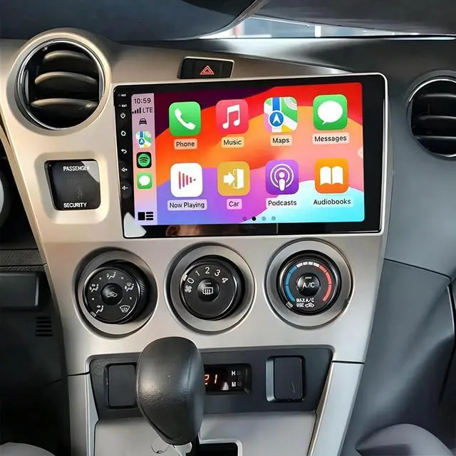 Alt view image 4 of 5 - 2+64G Android 14 Car Stereo Radio for Toyota Matrix 2009-2014 with Wireless Carplay Android Auto 9 inch Double Din Car Audio Receivers GPS Navigation WiFi SWC Bluetooth Backup Camera
