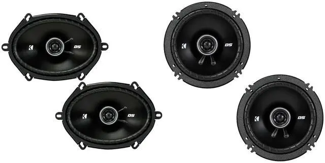 Main image of DSC680 6x8 in 43DSC6504 6.5 in Coaxial Speaker Bundle | Bundle includes DSC680 6x8 in (160x200 mm) coaxial speakers and 43DSC6504 6.5 in coaxial speakers