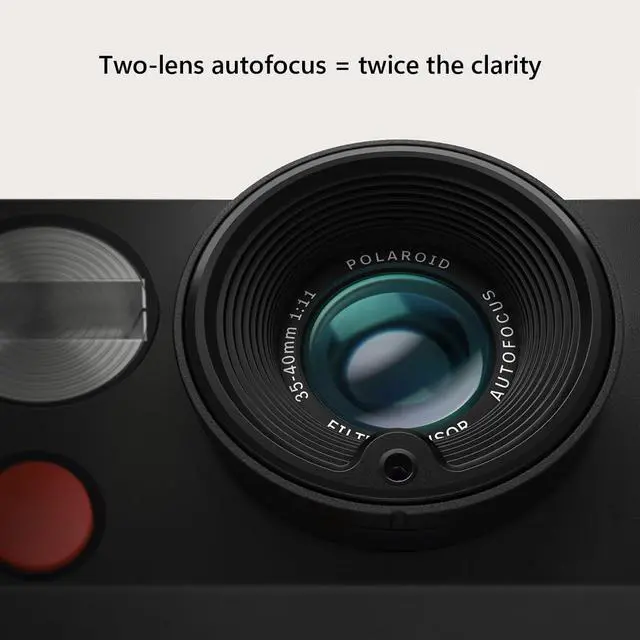 Alt view image 4 of 7 - Polaroid Now+ 3rd Generation Bluetooth i-Type Instant Camera with 16 Color Film Photos, White | App Controlled with Signature Series Case Bundle