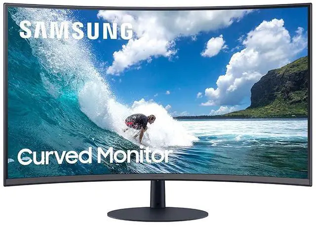 Main image of T550 Series 27-Inch FHD 1080p Computer Monitor, 75Hz, Curved, Built-in Speakers, HDMI, Display Port, FreeSync (LC27T550FDNXZA)