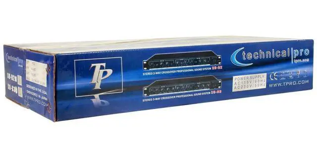 Alt view image 4 of 4 - XO3 Professional 3 -Way Crossover with Sub Output New