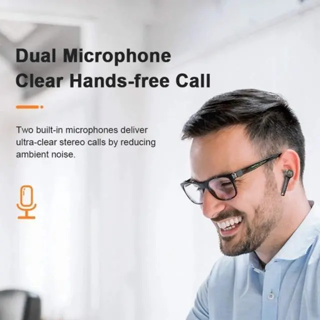 Alt view image 6 of 7 - True Wireless Earbuds Bluetooth 5.0 Headphones, Sports in-Ear Stereo Mini Headset w/Mic Extra Bass IPX5 Waterproof Low Latency Instant Pairing (Auto-Pair) 40H Playtime with Battery Charging Case