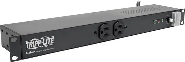 Main image of IBAR12-20ULTRA - 12 Outlet Isobar Ultra Surge 15-20Amp 15' Cord 3840 Joules 1URM - Receptacles: 12 x NEMA 5-20R - 3840J